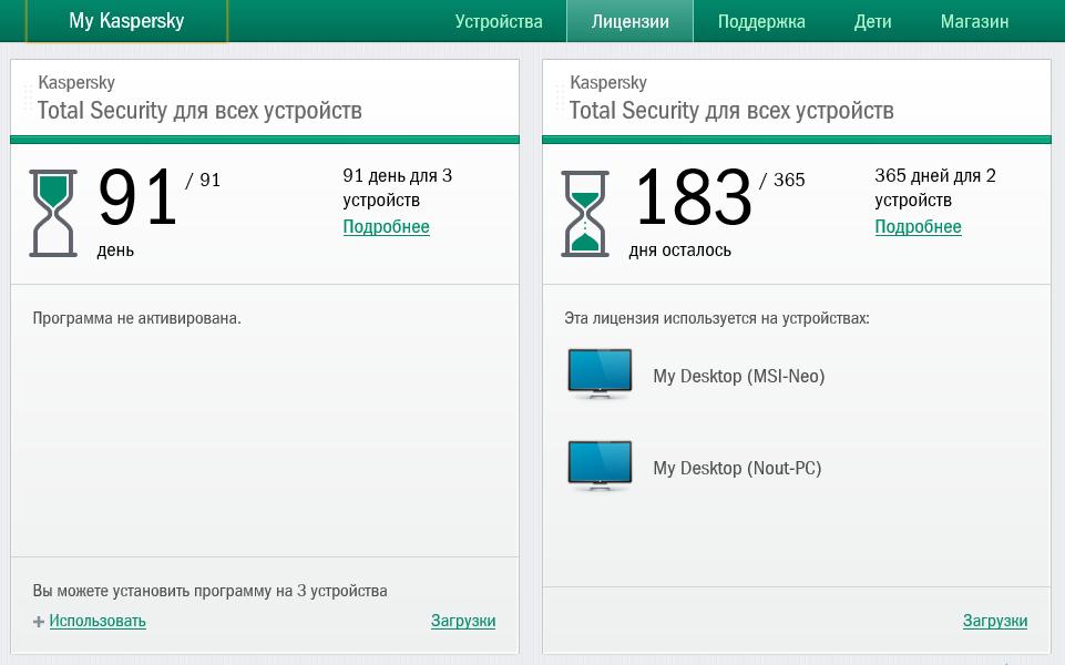 My kaspersky com