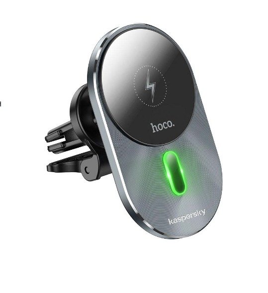 Hard drive: автомобильный держатель с беспроводной зарядкой